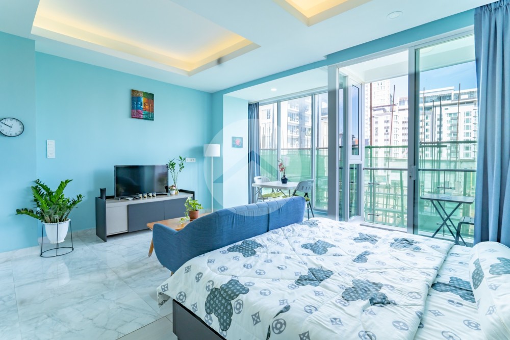 6th Floor 45 Sqm Studio Condo For Sale - J Tower 1, Tonle Bassac, Phnom Penh - Image 10