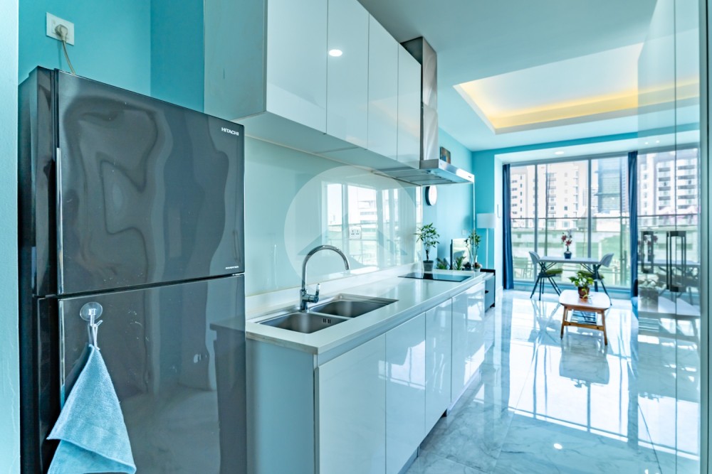 6th Floor 45 Sqm Studio Condo For Sale - J Tower 1, Tonle Bassac, Phnom Penh - Image 4