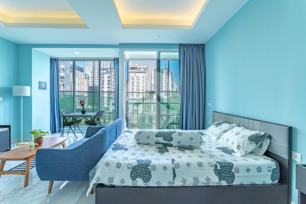 6th Floor 45 Sqm Studio Condo For Sale - J Tower 1, Tonle Bassac, Phnom Penh - Image 2