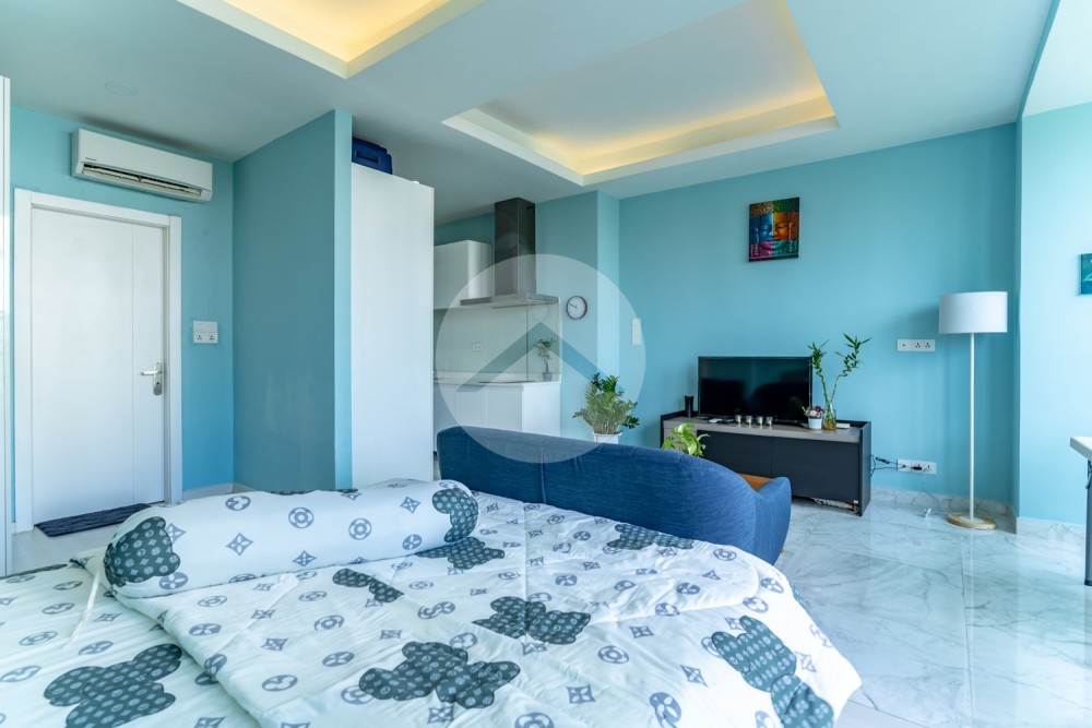 6th Floor 45 Sqm Studio Condo For Sale - J Tower 1, Tonle Bassac, Phnom Penh - Image 9