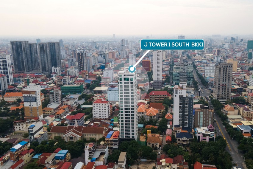 6th Floor Studio For Sale - J Tower 1, South BKK1, Tonle Bassac, Phnom Penh