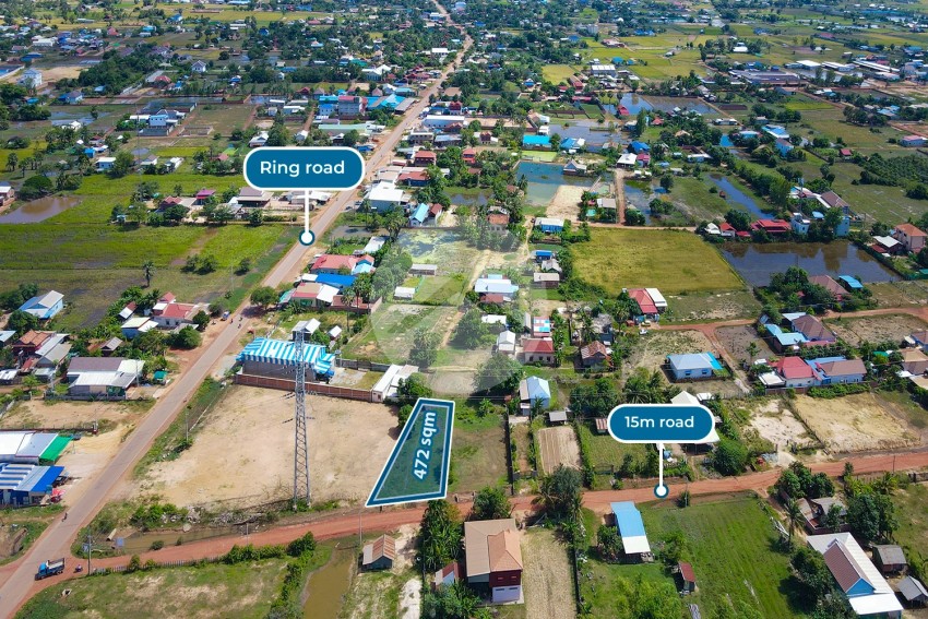 472 Sqm Residential Land For Sale - Chreav, Siem Reap