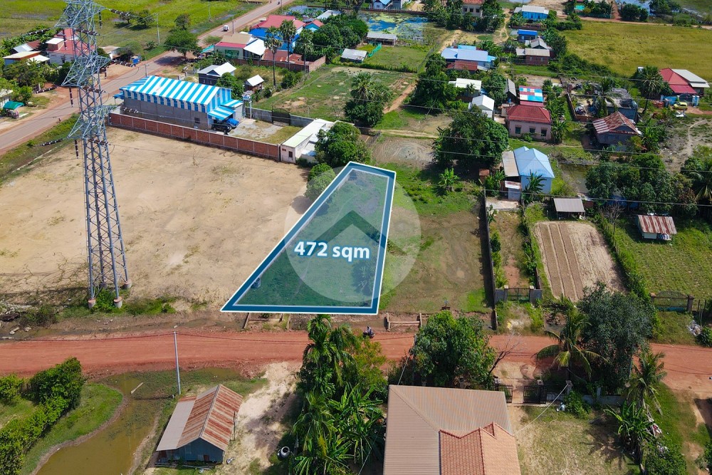 472 Sqm Land For Rent- Chreav, Siem Reap - Image 5