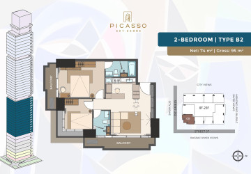 Picasso Sky Gemme Luxury Condominium For Sale - BKK1, Phnom Penh thumbnail