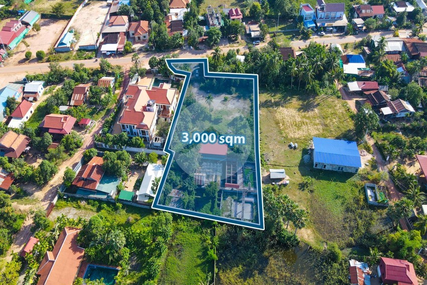 3,000 Sqm Residential Land For Sale - Sangkat Siem Reap, Siem Reap