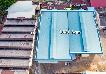 1,680 Sqm Warehouse For Rent - Toul Kork, Phnom Penh thumbnail