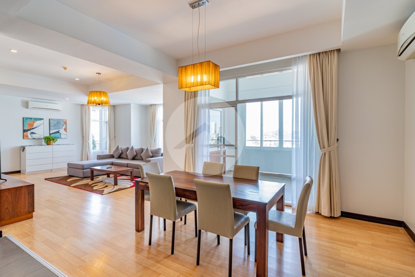 3 Bedroom Serviced Apartment For Rent - Tonle Bassac, Phnom Penh