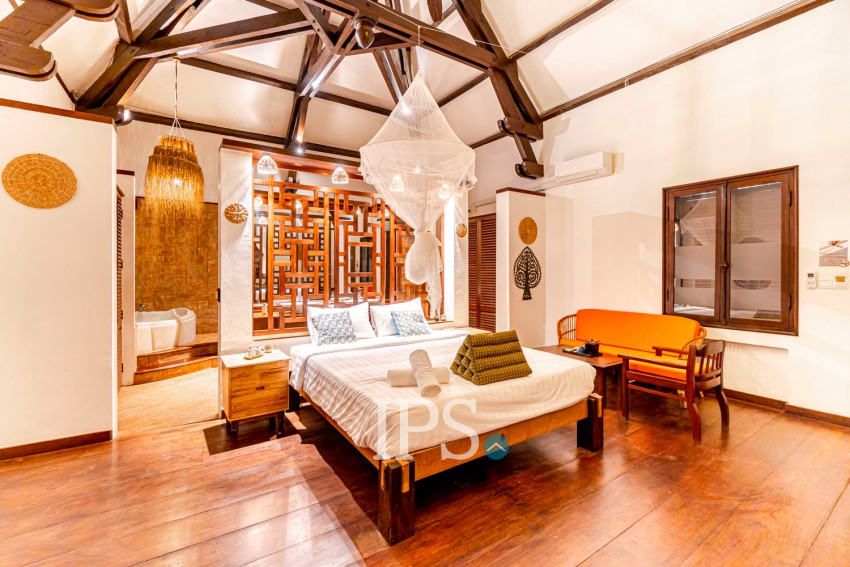 8 Bedroom Boutique Hotel For Rent - Svay Dangkum, Siem Reap