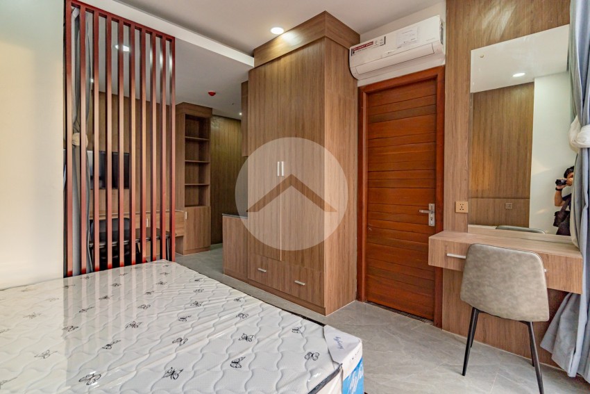 30 Sqm Studio Serviced Apartment For Rent - Beoung Prolit, Phnom Penh