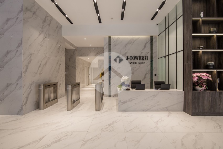 20th Floor 2 Bedroom Condo For Sale -J Tower 2, BKK1, Phnom Penh