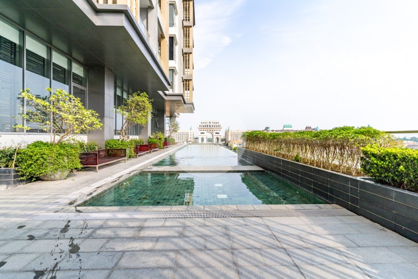 11th Floor 2 Bedroom Condo For Sale - Casa Meridian, Tonle Bassac, Phnom Penh