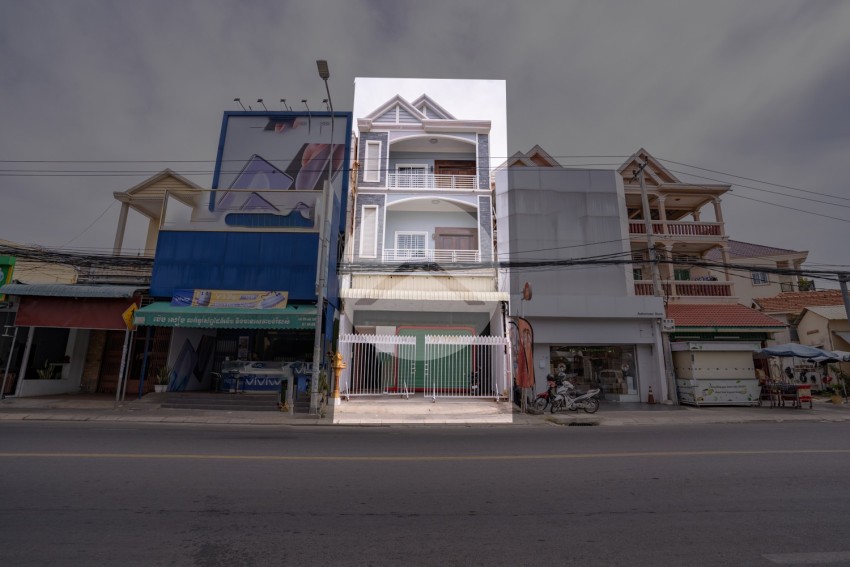2 Storey Shophouse For Rent - Ta Khmau, Kandal