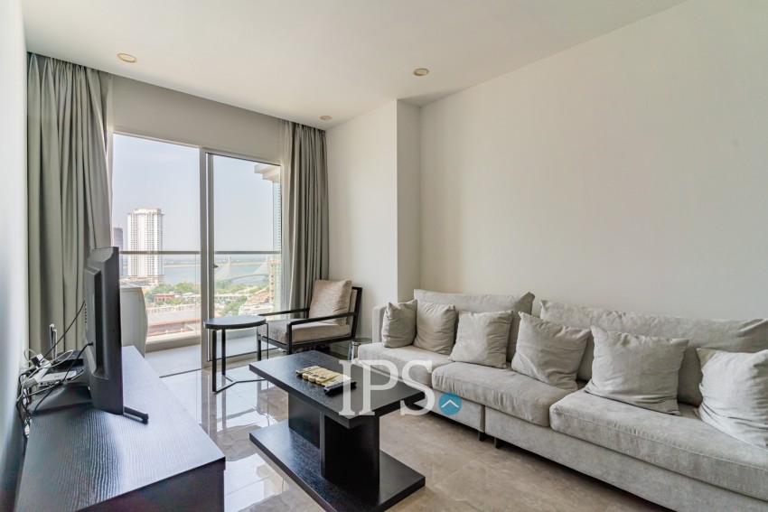 18th Floor 2 Bedroom Condo For Sale - Casa Meridian, Tonle Bassac, Phnom Penh