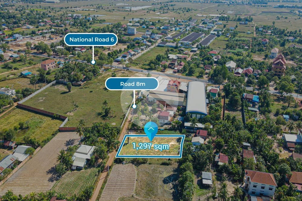 1,297 Sqm Land For Sale - Kandaek, Prasat Bakong, Siem Reap - Image 9