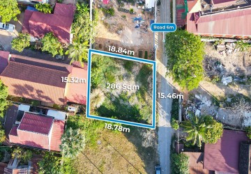 286 Sqm  Land For Sale - Svay Dangkum, Siem Reap thumbnail