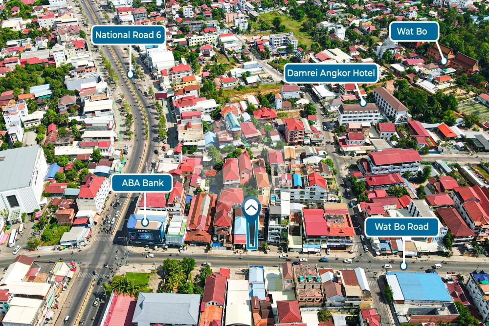 150 Sqm Commercial Land  For Rent - Sala Kamreuk, Siem Reap