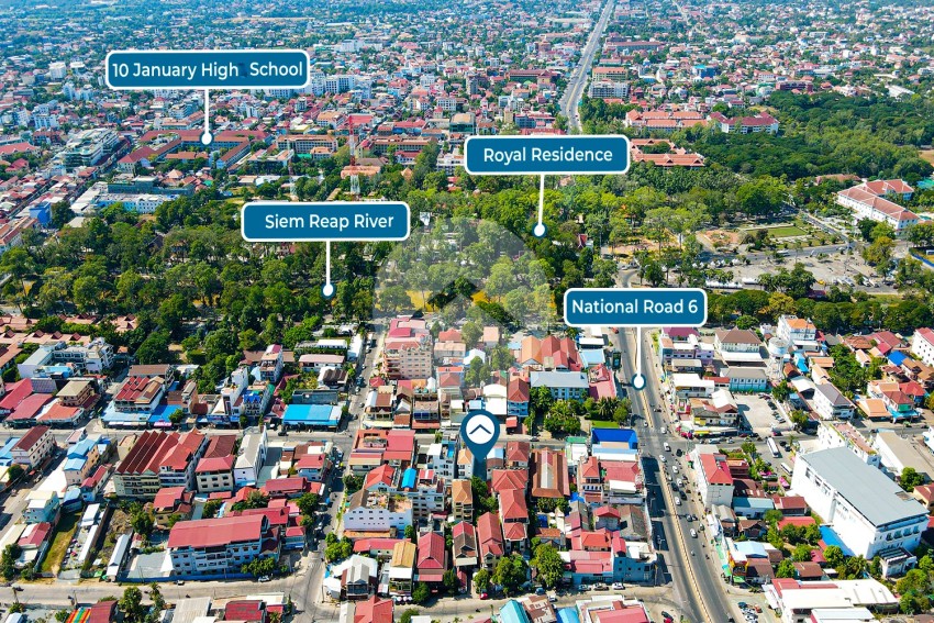 150 Sqm Commercial Land  For Rent - Sala Kamreuk, Siem Reap