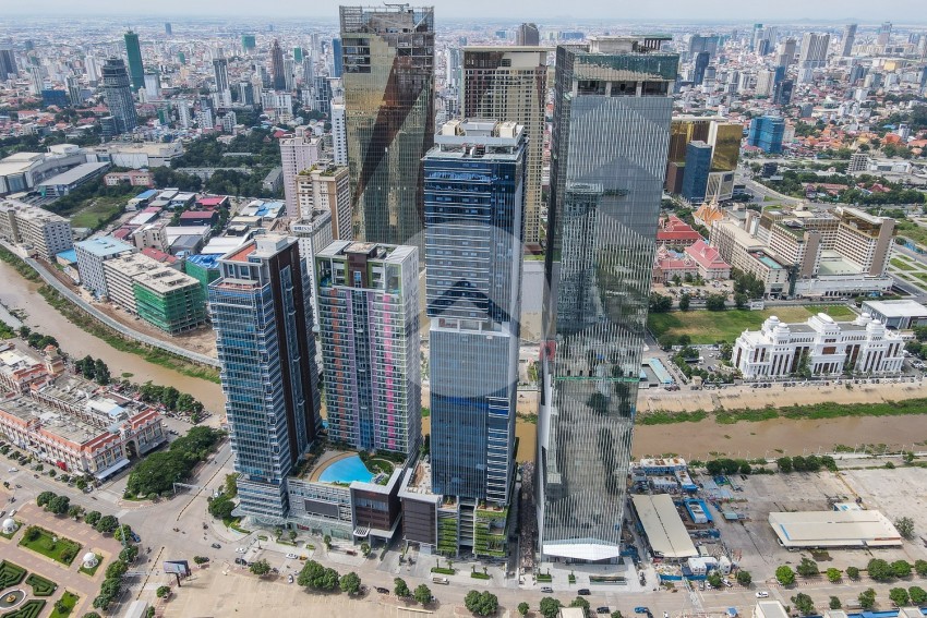 157 Sqm Office Space For Rent - GIA Tower, Tonle Bassac, Phnom Penh