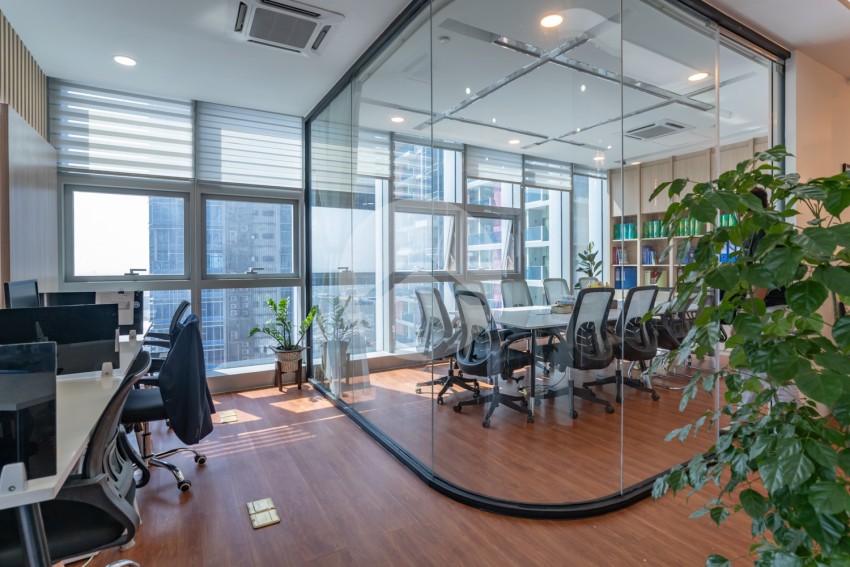 115.44 Sqm Office Space For Rent - GIA Tower, Tonle Bassac, Phnom Penh