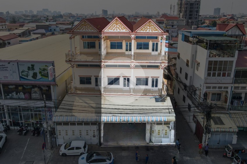 2 Storey Double Shophouse For Rent - Russey Keo, Phnom Penh