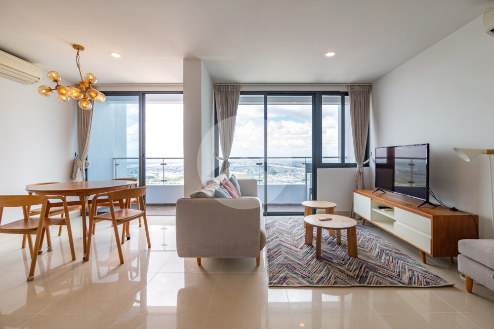 2-Bedroom High-Floor Duplex-Style Condo with River Views - The Bridge, Tonle Bassac, Phnom Penh 2-Bedroom High-Floor Duplex-Style Condo with River Views - The Bridge, Tonle Bassac, Phnom Penh