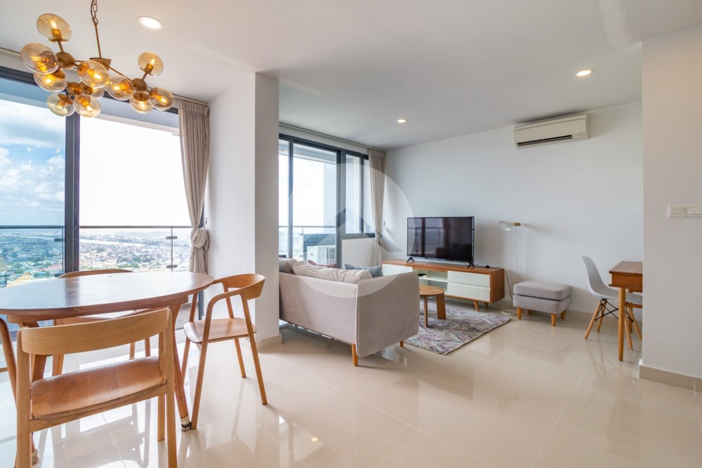 2-Bedroom High-Floor Duplex-Style Condo with River Views - The Bridge, Tonle Bassac, Phnom Penh - Image 2 2-Bedroom High-Floor Duplex-Style Condo with River Views - The Bridge, Tonle Bassac, Phnom Penh - Image 2