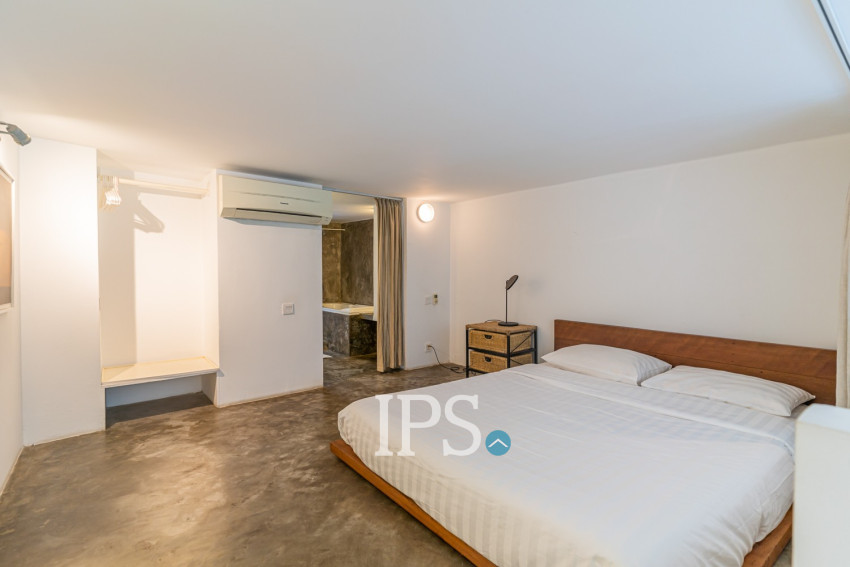 Loft 1 Bedroom Serviced Apartment For Rent - Chey Chumneah, Phnom Penh