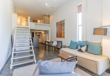 Loft 1 Bedroom Serviced Apartment For Rent - Chey Chumneah, Phnom Penh thumbnail