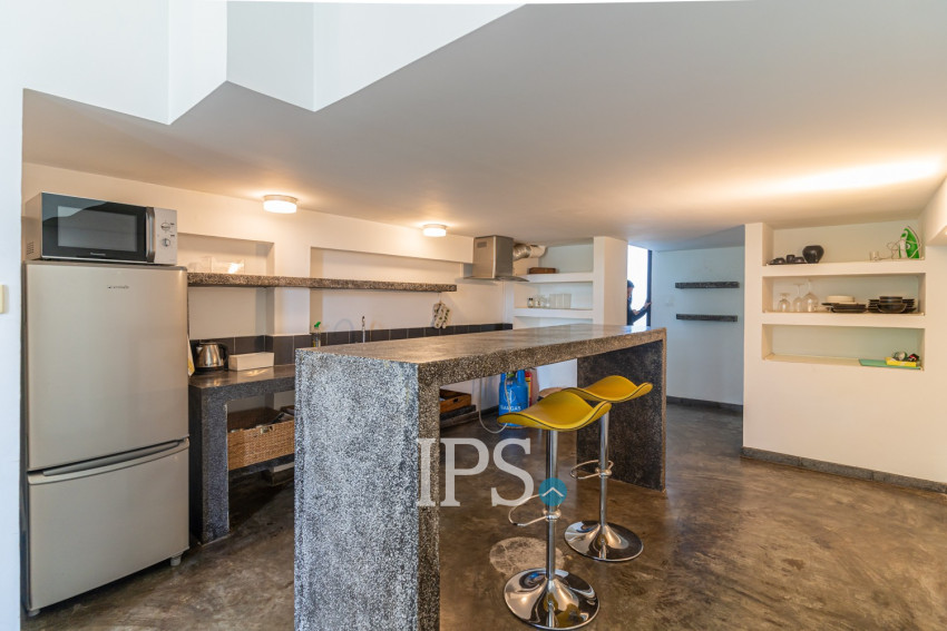 Loft 1 Bedroom Serviced Apartment For Rent - Chey Chumneah, Phnom Penh