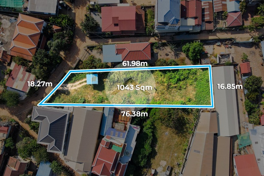 1,043 Sqm Land For Sale - Slor Kram, Siem Reap