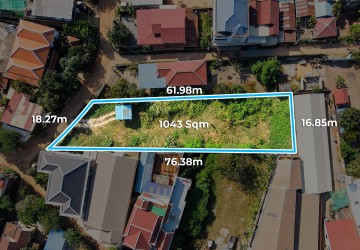 1,043 Sqm Land For Sale - Slor Kram, Siem Reap thumbnail
