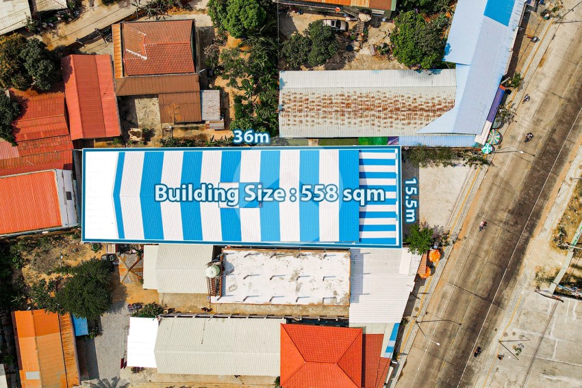 558 Sqm Warehouse For Rent - Svay Dangkum, Siem Reap