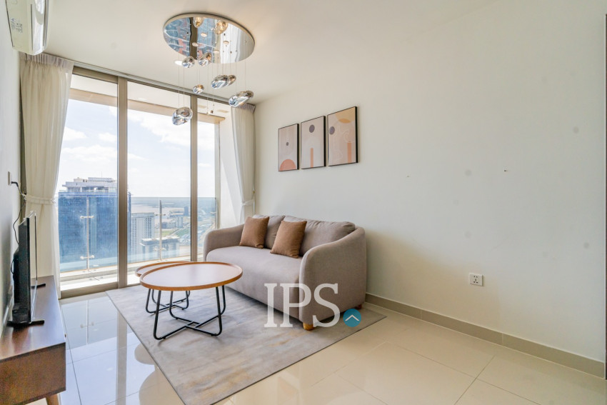 2 Bedroom Condo  For Rent - The Peak,  Tonle Bassac, Phnom Penh