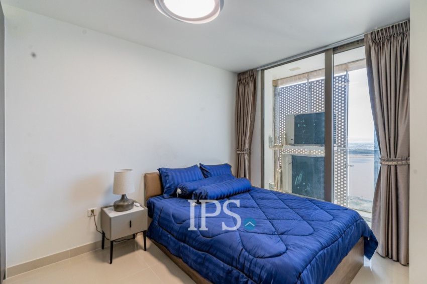 2 Bedroom Condo  For Rent - The Peak,  Tonle Bassac, Phnom Penh