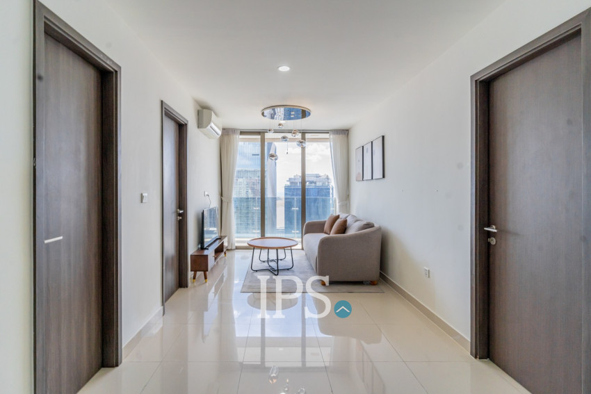 2 Bedroom Condo  For Rent - The Peak,  Tonle Bassac, Phnom Penh