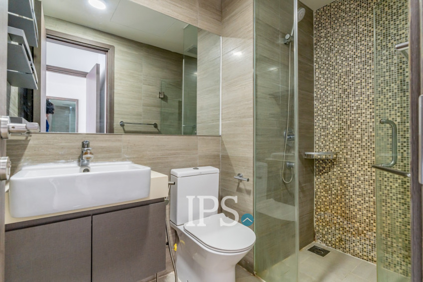 2 Bedroom Condo  For Rent - The Peak,  Tonle Bassac, Phnom Penh