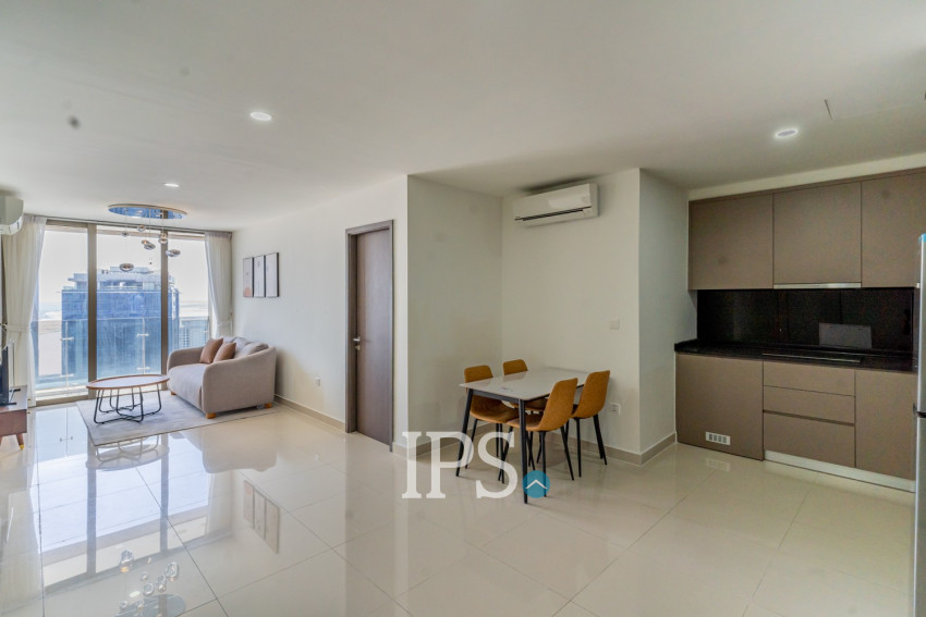 2 Bedroom Condo  For Rent - The Peak,  Tonle Bassac, Phnom Penh