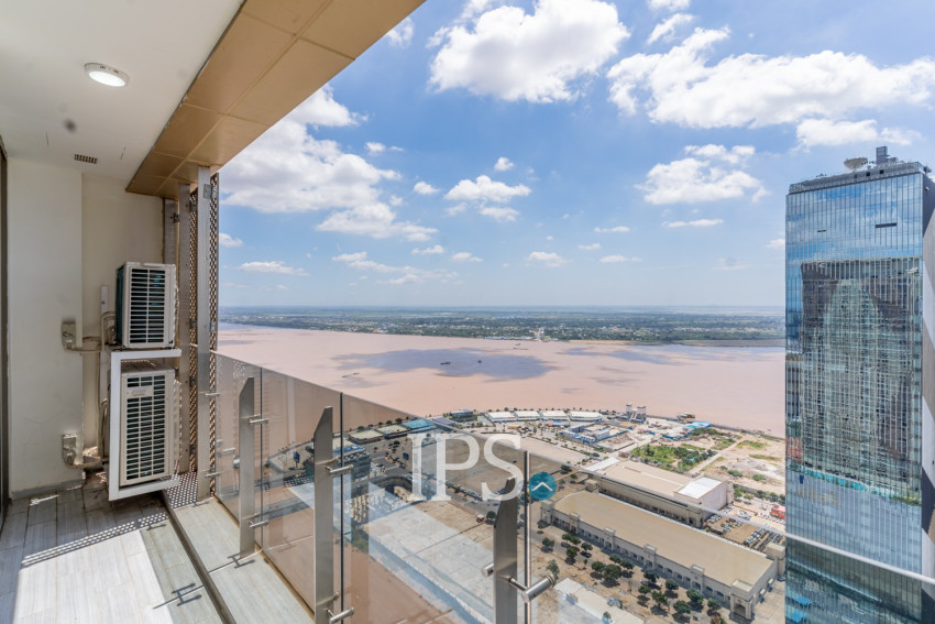 2 Bedroom Condo  For Rent - The Peak,  Tonle Bassac, Phnom Penh
