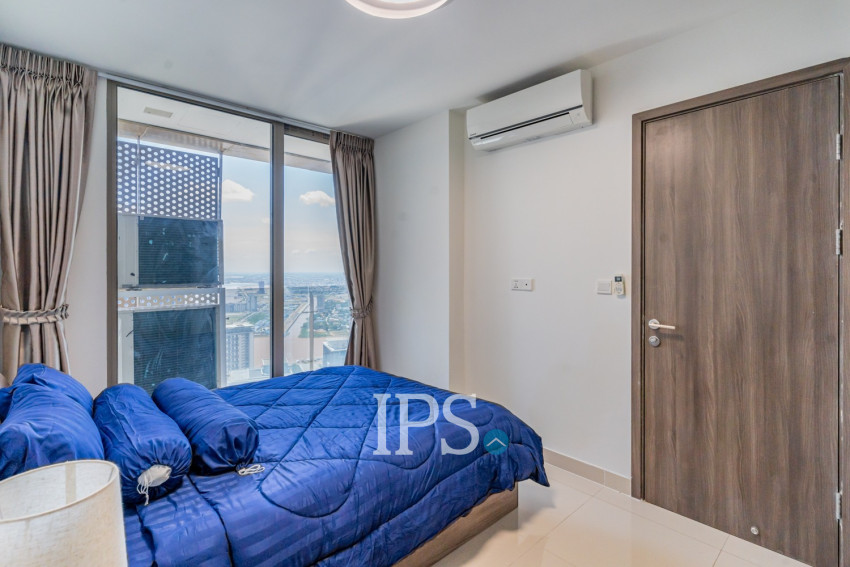 2 Bedroom Condo  For Rent - The Peak,  Tonle Bassac, Phnom Penh