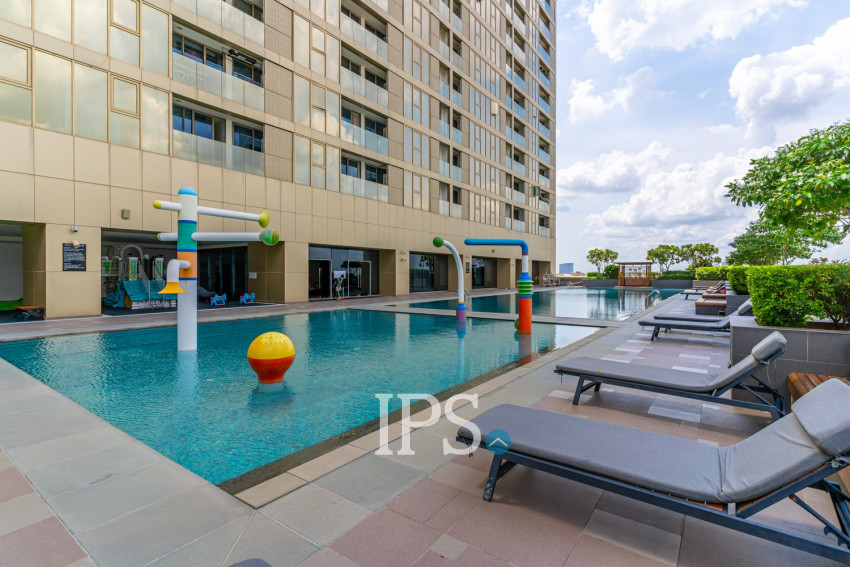 2 Bedroom Condo  For Rent - The Peak,  Tonle Bassac, Phnom Penh