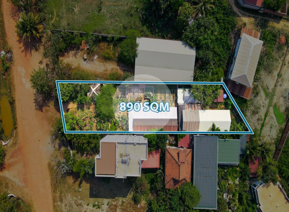 890 Sqm Residential Land For Sale - Svay Dangkum, Siem Reap - Image 2
