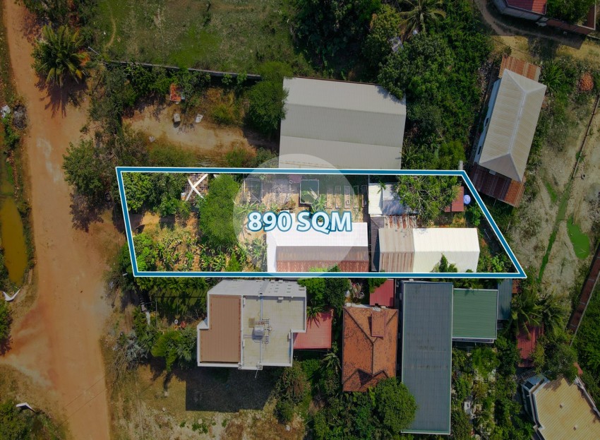 890 Sqm Residential Land For Sale - Svay Dangkum, Siem Reap