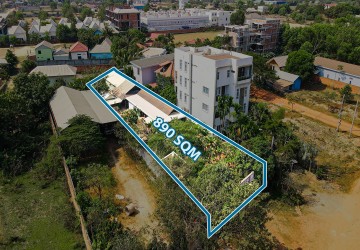 890 Sqm Residential Land For Sale - Svay Dangkum, Siem Reap thumbnail