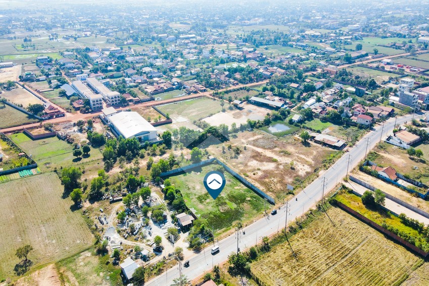 4,472 Sqm Commercial Land For Rent - Chreav, Siem Reap