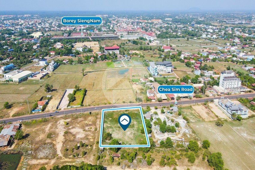 4,472 Sqm Commercial Land For Rent - Chreav, Siem Reap