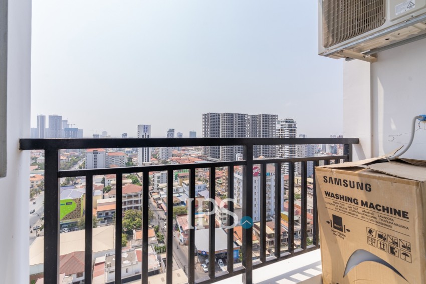 22nd Floor 2 Bedroom Condo Type J For Sale - Real Hope Condo, Boeung Trabek, Phnom Penh