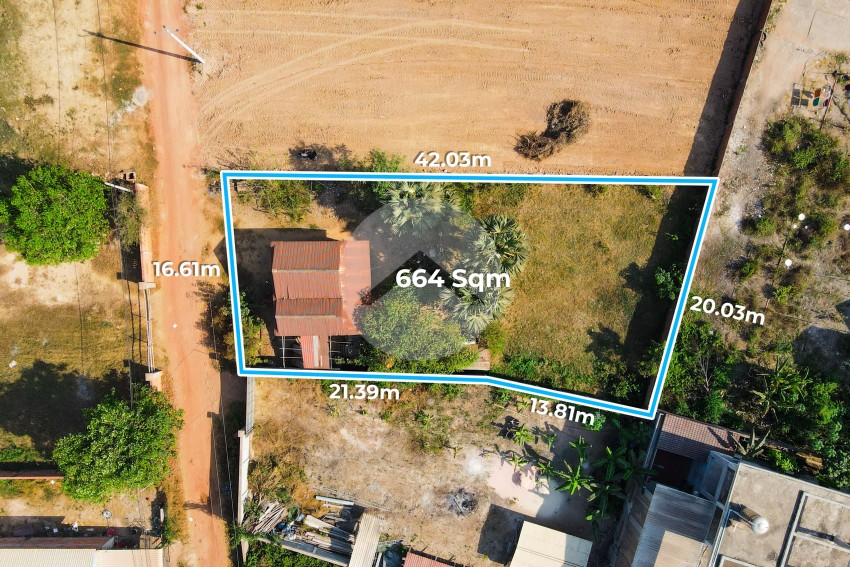 664 Sqm Land For Sale - Sala Kamreuk, Siem Reap