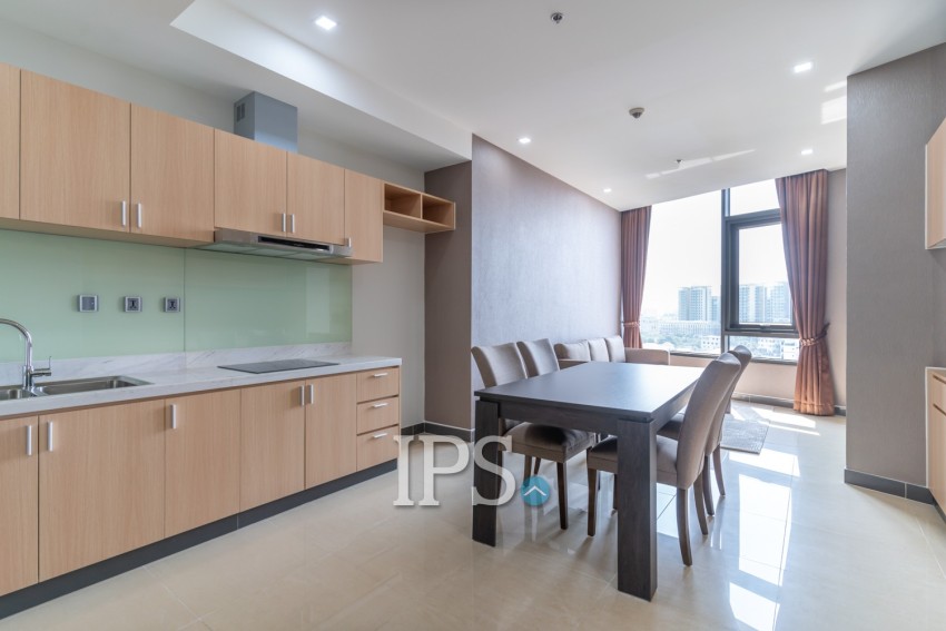 2 Bedroom Serviced Apartment For Rent - Toul Kork, Phnom Penh