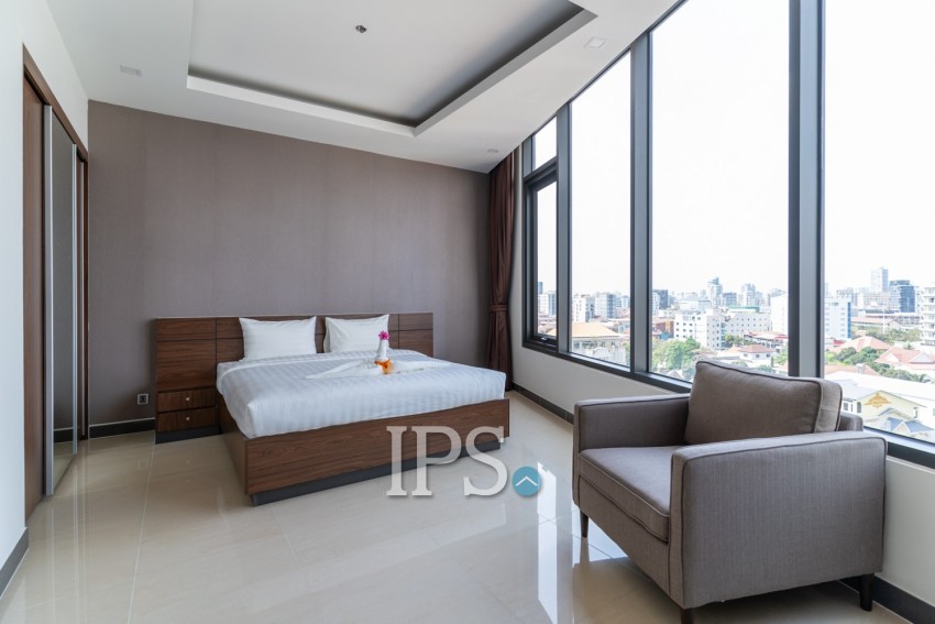 43 Sqm Studio Serviced Apartment For Rent - Toul Kork, Phnom Penh