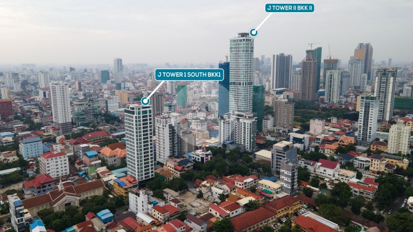 21st Floor Studio For Sale - J Tower 1, BKK1, Phnom Penh